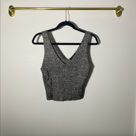 Silver Wide-Strapped Tank - Picture 2 of 6